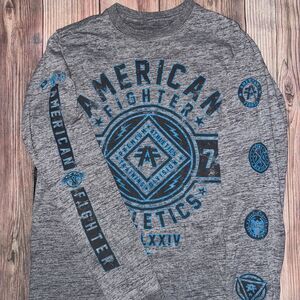 Men’s American Fighter Small Long Sleeve Shirt